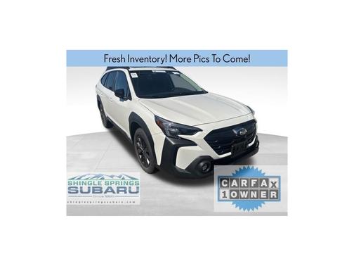 Crystal White Pearl 2025 Subaru Outback Onyx Edition