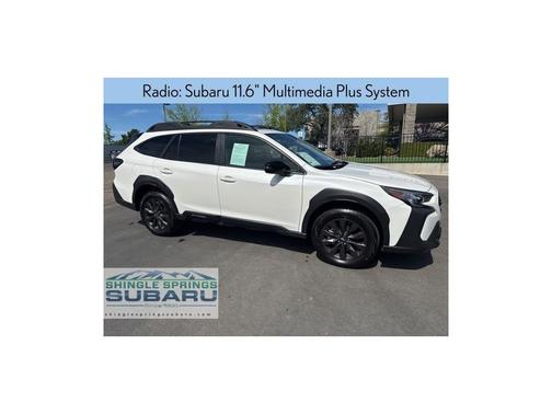 Crystal White Pearl 2025 Subaru Outback Onyx Edition