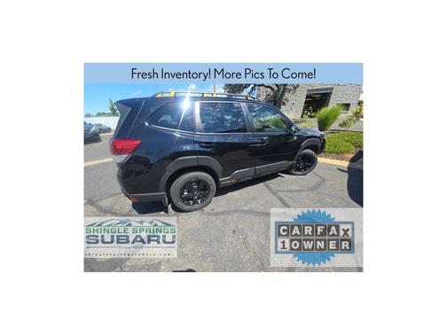 Crystal Black Silica 2023 Subaru Forester WILDERNESS