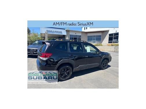 Crystal Black Silica 2023 Subaru Forester WILDERNESS