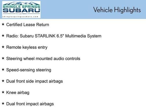 2022 Subaru Impreza Base