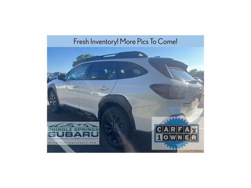 Crystal White Pearl 2025 Subaru Outback Onyx Edition