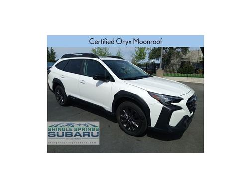 Crystal White Pearl 2025 Subaru Outback Onyx Edition