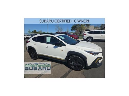 Crystal White Pearl 2025 Subaru Crosstrek Sport