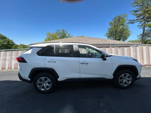 WHITE 2021 Toyota RAV4 LE