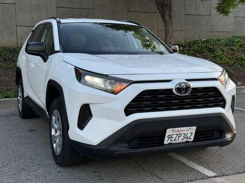 White 2021 Toyota RAV4 LE
