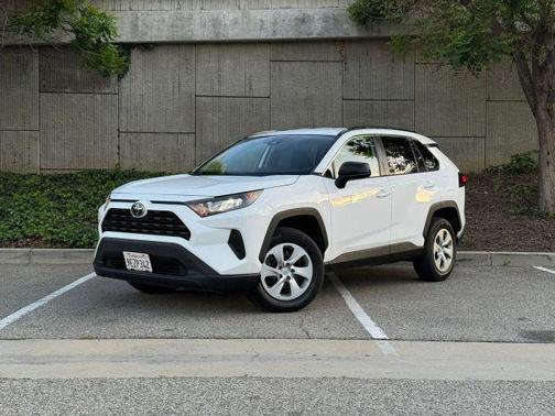 White 2021 Toyota RAV4 LE