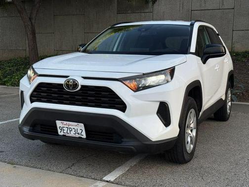 White 2021 Toyota RAV4 LE