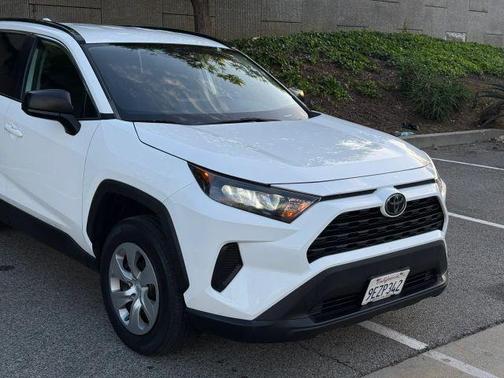 White 2021 Toyota RAV4 LE