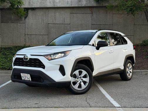 White 2021 Toyota RAV4 LE