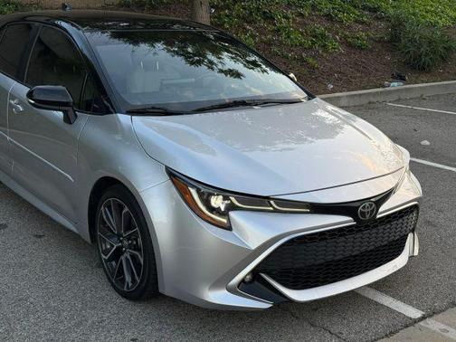 Silver 2021 Toyota Corolla Hatchback XSE