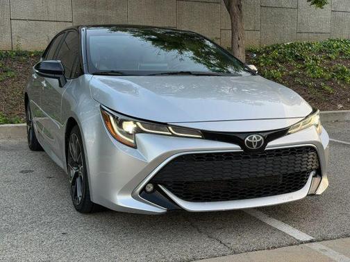 Silver 2021 Toyota Corolla Hatchback XSE