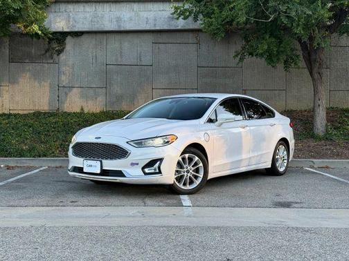 White 2019 Ford Fusion Energi Titanium