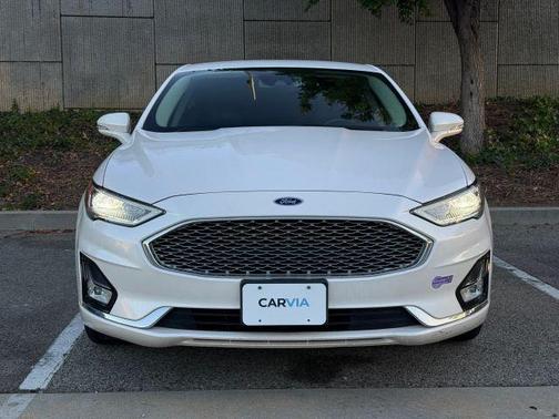 White 2019 Ford Fusion Energi Titanium