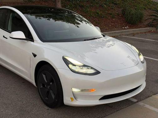 White 2022 Tesla Model 3 Long Range