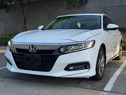 White 2018 Honda Accord EX-L