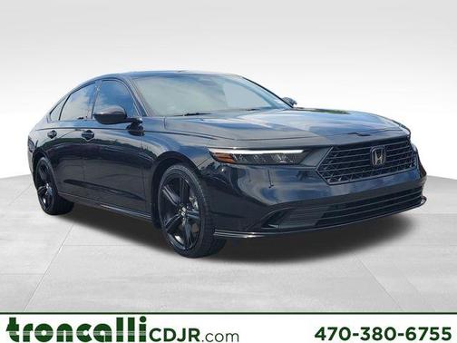 Crystal Black Pearl 2024 Honda Accord Hybrid Sport-L
