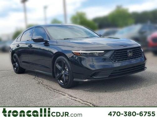 Crystal Black Pearl 2024 Honda Accord Hybrid Sport-L