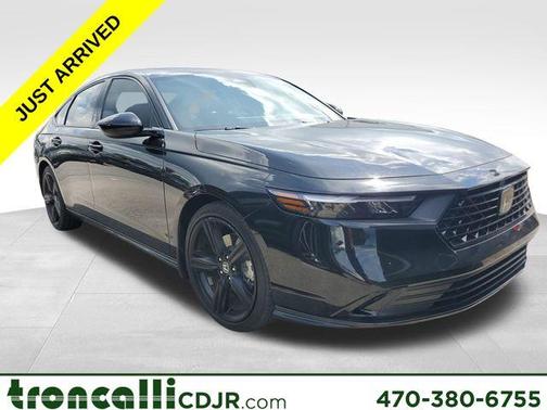 Crystal Black Pearl 2024 Honda Accord Hybrid Sport-L