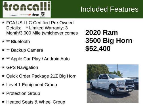2020 RAM 3500 Big Horn
