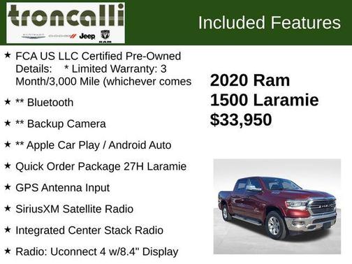 2020 RAM 1500 Laramie