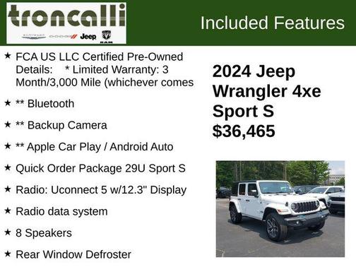 2024 Jeep Wrangler 4xe Sport