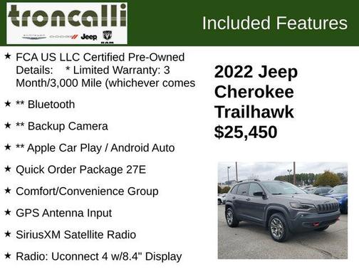 2022 Jeep Cherokee Trailhawk