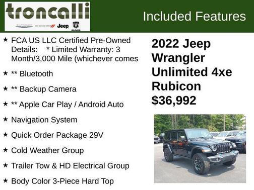 2022 Jeep Wrangler Unlimited 4xe Rubicon