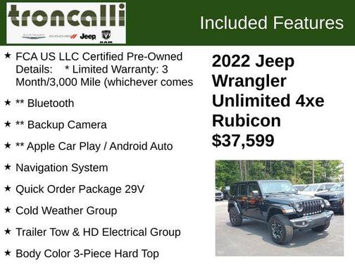 2022 Jeep Wrangler Unlimited 4xe Rubicon