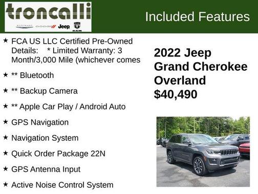 2022 Jeep Grand Cherokee Overland