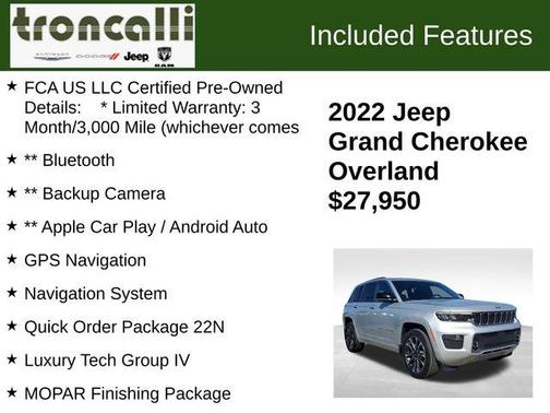 2022 Jeep Grand Cherokee Overland
