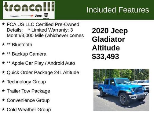 2020 Jeep Gladiator Sport