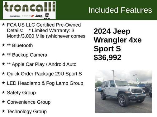 2024 Jeep Wrangler 4xe Sport