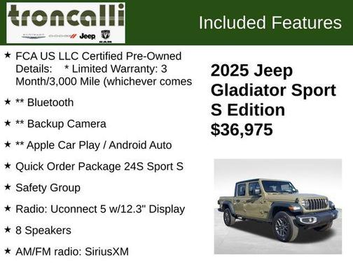 2025 Jeep Gladiator Sport