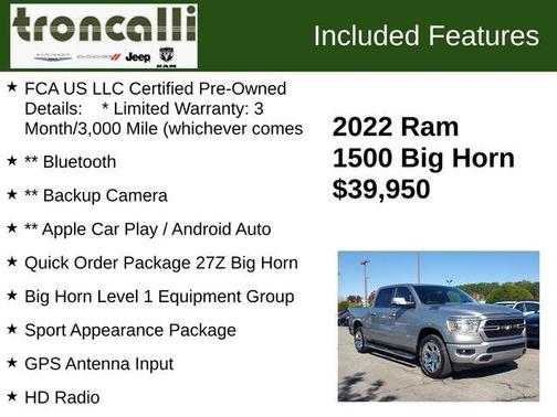2022 RAM 1500 Big Horn
