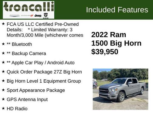 2022 RAM 1500 Big Horn