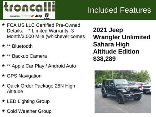 2021 Jeep Wrangler Unlimited Sahara Altitude