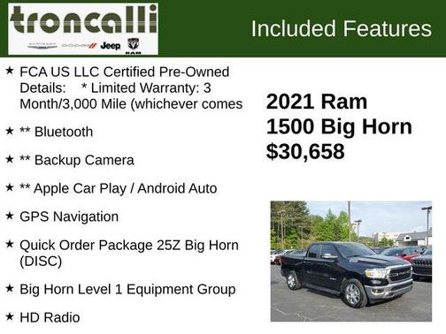 2021 RAM 1500 Big Horn