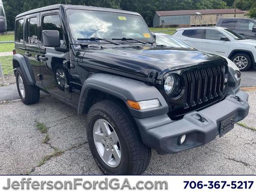 Black Clearcoat 2023 Jeep Wrangler Sport