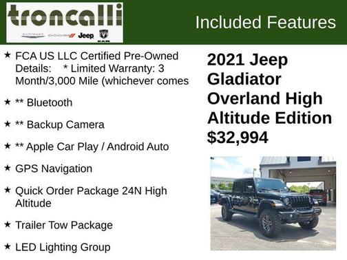 2021 Jeep Gladiator Overland