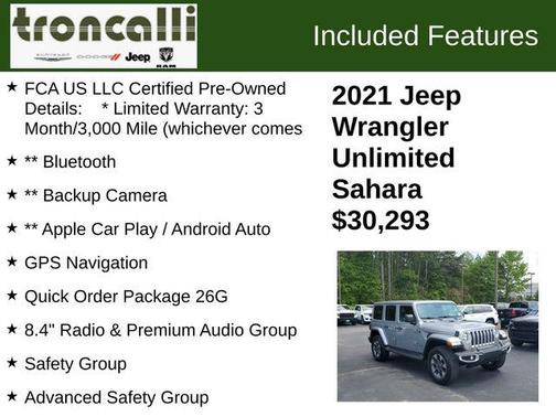 2021 Jeep Wrangler Unlimited Sahara