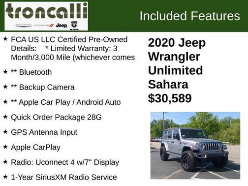 2020 Jeep Wrangler Unlimited Sahara