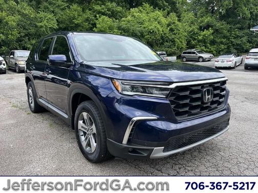 Obsidian Blue Pearl 2023 Honda Pilot EX-L 8-Passenger