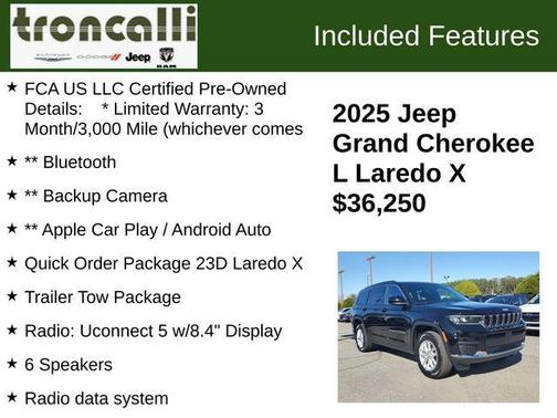 2025 Jeep Grand Cherokee L Laredo