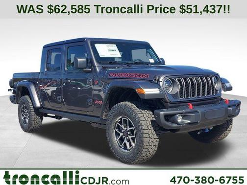 Granite Crystal Clearcoat Metallic 2026 Jeep Gladiator Rubicon