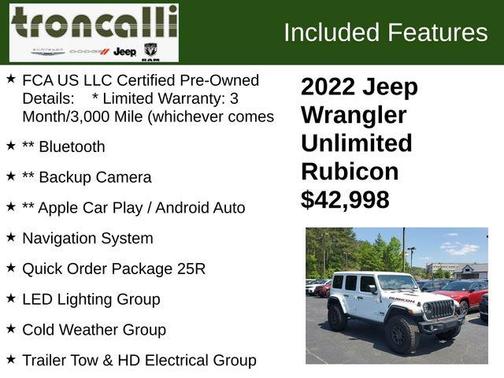 2022 Jeep Wrangler Unlimited Rubicon