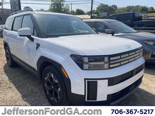 White 2025 Hyundai SANTA FE SEL