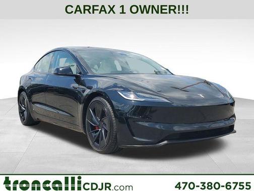 Black 2024 Tesla Model 3 Performance