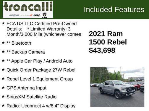2021 RAM 1500 Rebel