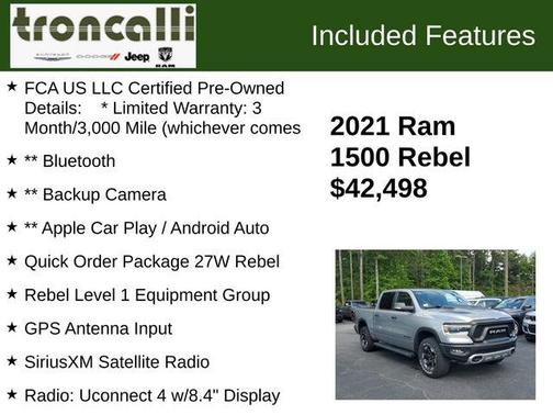 2021 RAM 1500 Rebel